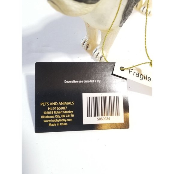 Robert Stanley Home Collection Christmas Ornament Boston Terrier Dog Black White - Picture 5 of 9